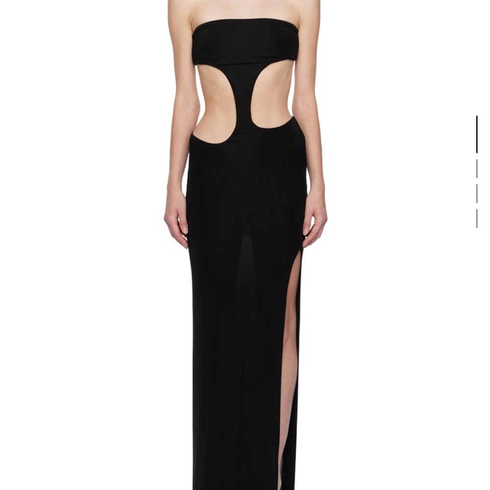 Louisa ballou size small black cutout dress